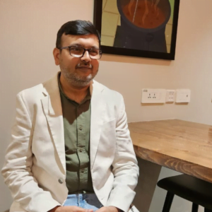 Candid Photo of Nitin Shah, Counselling Psychologist and Cognitive Hypnotic Psychotherapist