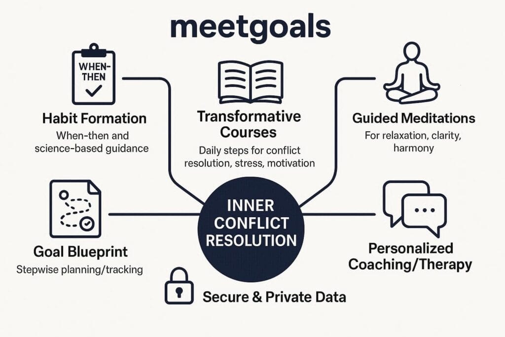 Strategies for inner conflict resolution and personal growth.