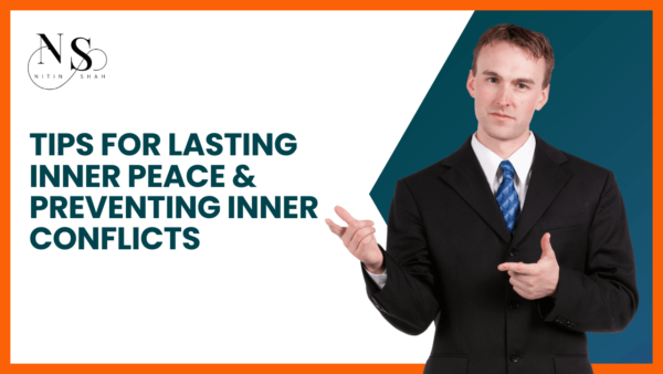 Man presenting inner peace and conflict prevention tips.